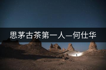 思茅古茶第一人—何仕華