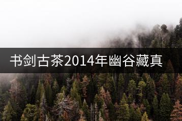 書劍古茶2014年幽谷藏真開湯品鑒