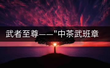 武者至尊——”中茶武班章”，帷幕之后的王者風范