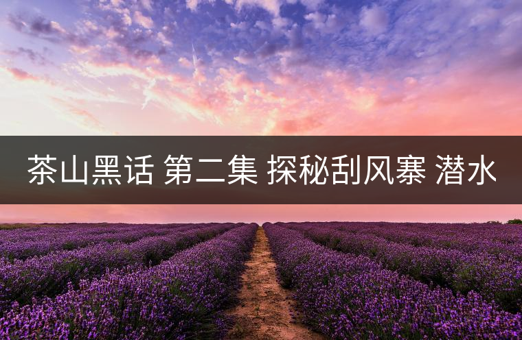 茶山黑話 第二集 探秘刮風(fēng)寨 潛水打魚 野菜充饑 你向往嗎？