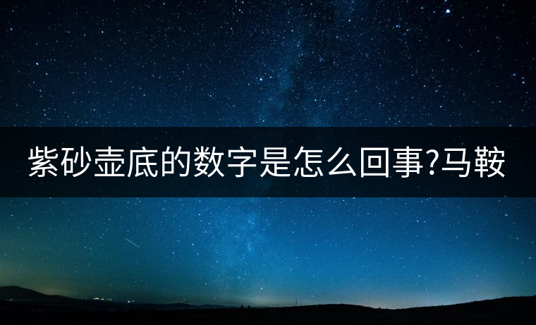 紫砂壺底的數(shù)字是怎么回事?馬鞍山的普洱茶品質(zhì)如何?紫砂壺底的數(shù)字是怎么回事？馬鞍山的普洱茶品質(zhì)如何？