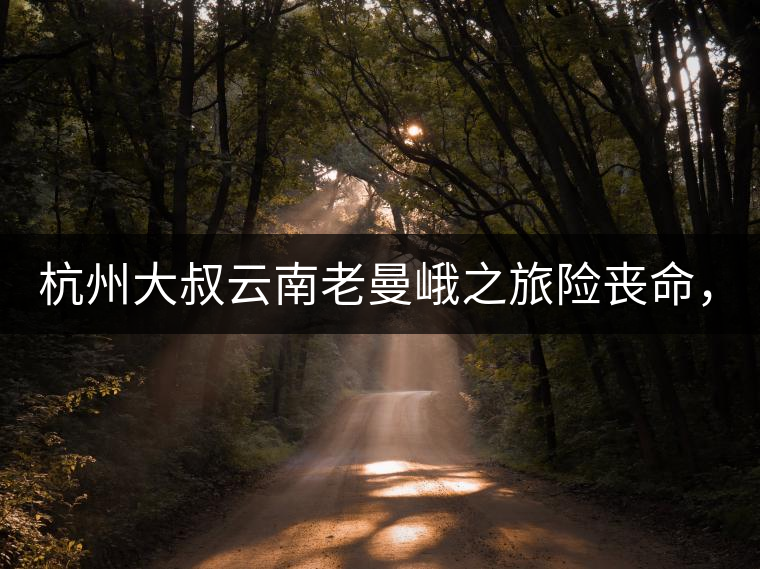 杭州大叔云南老曼峨之旅險喪命，買下茶園種茶，成普...杭州大叔云南老曼峨之旅險喪命，買下茶園種茶，成普洱圈網(wǎng)紅