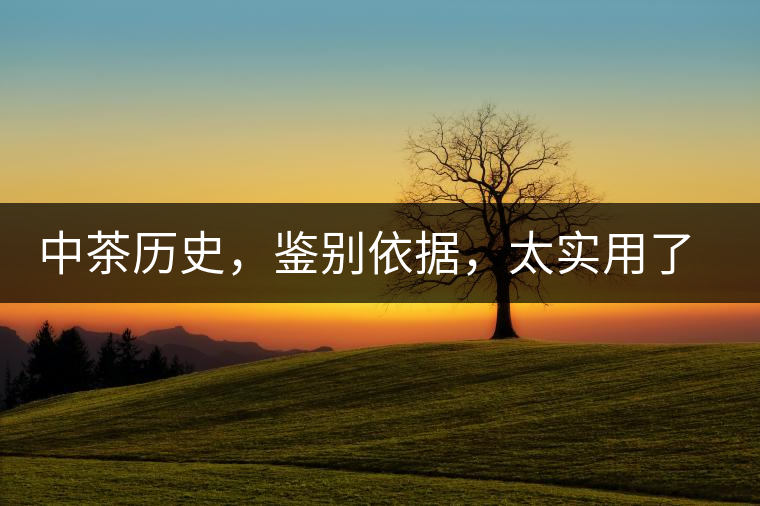 中茶歷史，鑒別依據(jù)，太實用了中茶歷史，鑒別依據(jù)，太實用了