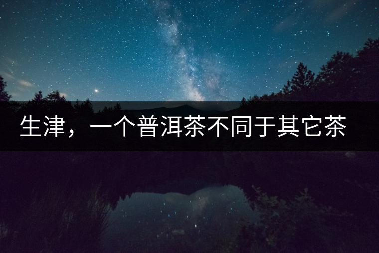生津，一個(gè)普洱茶不同于其它茶類的品鑒指標(biāo)