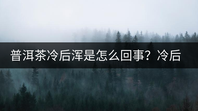 普洱茶冷后渾是怎么回事？冷后渾的普洱茶品質(zhì)好不好？