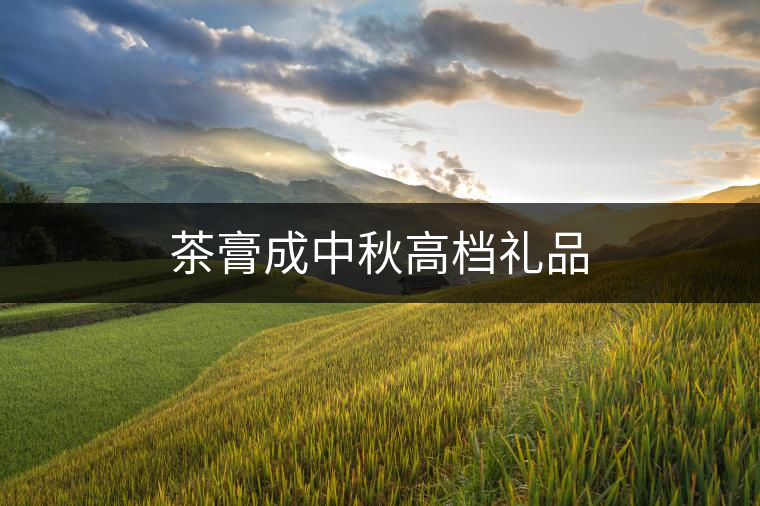 茶膏成中秋高檔禮品