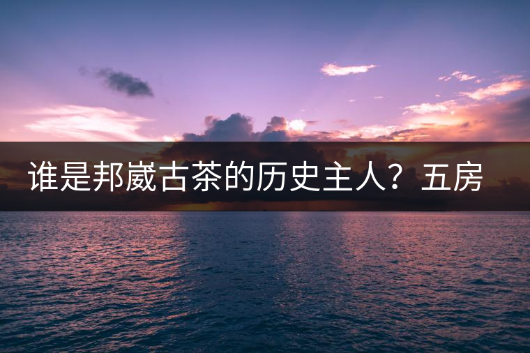 誰是邦崴古茶的歷史主人？五房·茶馬古道考察記