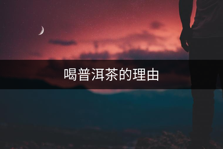 喝普洱茶的理由 喝普洱茶的理由
