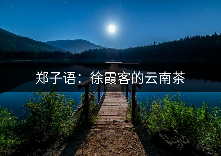 鄭子語(yǔ):徐霞客的云南茶 鄭子語(yǔ):徐霞客的云南茶