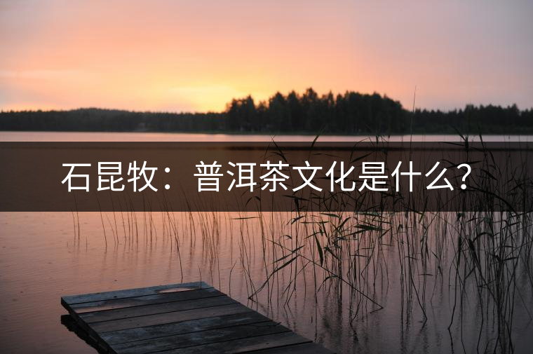 石昆牧：普洱茶文化是什么？