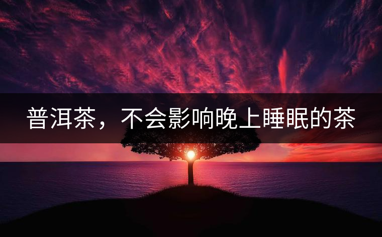 普洱茶，不會(huì)影響晚上睡眠的茶