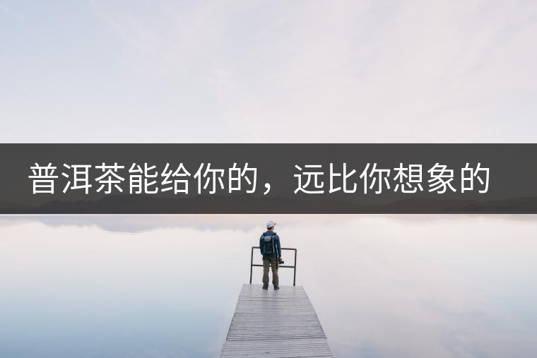 普洱茶能給你的，遠(yuǎn)比你想象的要多