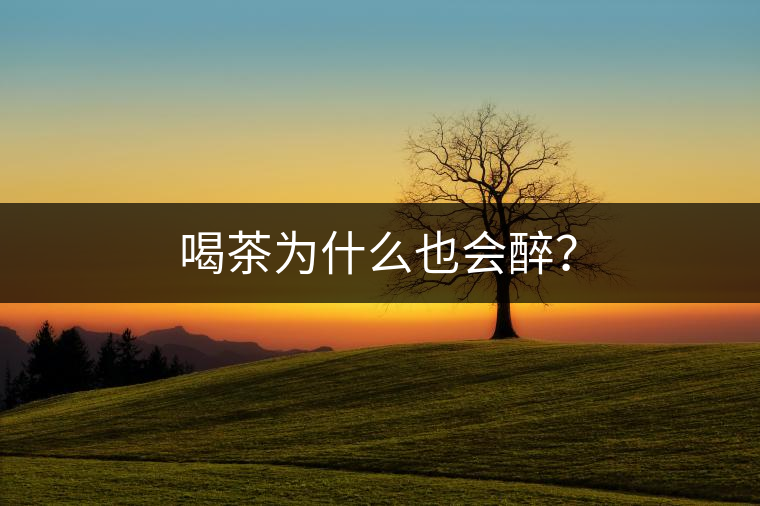 喝茶為什么也會醉？