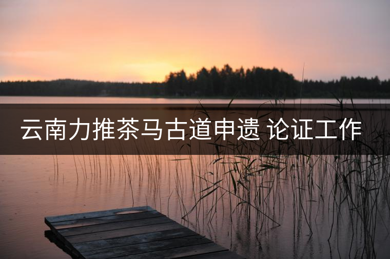 云南力推茶馬古道申遺 論證工作正在進行