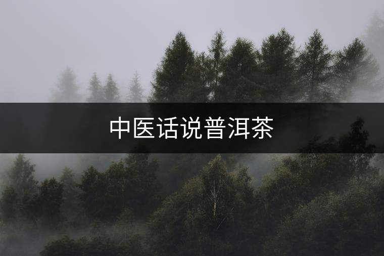 中醫(yī)話說普洱茶