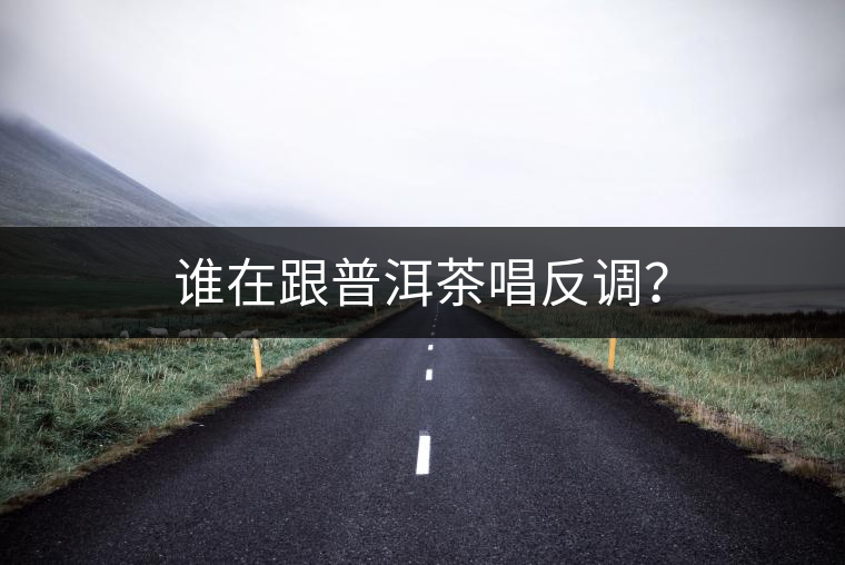 誰(shuí)在跟普洱茶唱反調(diào)？
