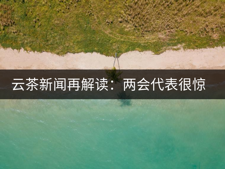 云茶新聞再解讀：兩會代表很驚奇，普洱茶為啥會這么健康？