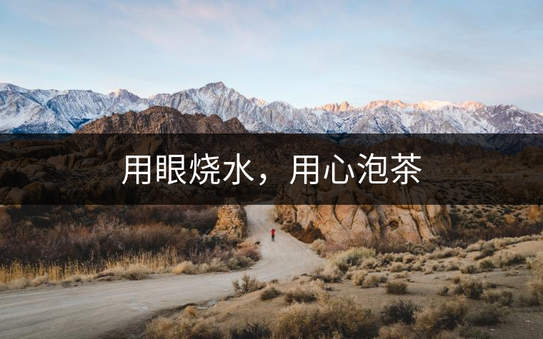 用眼燒水，用心泡茶