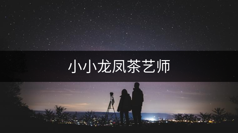 小小龍鳳茶藝師