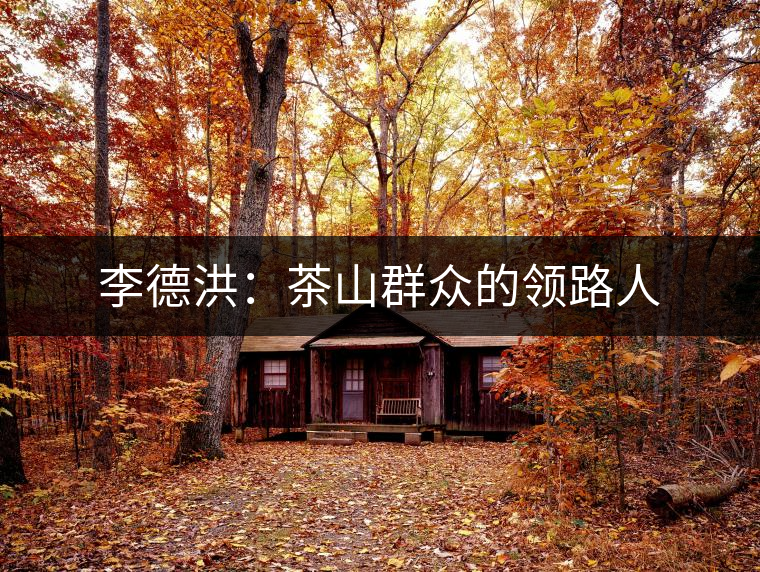 李德洪：茶山群眾的領(lǐng)路人