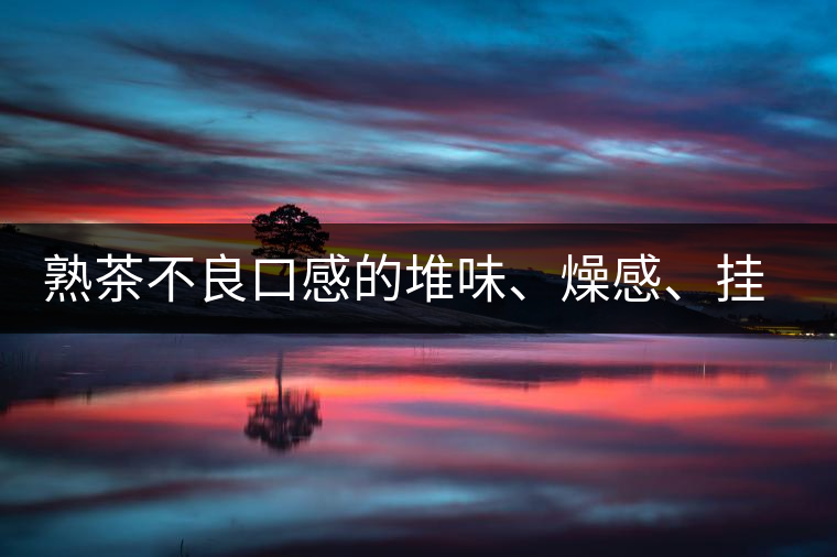 熟茶不良口感的堆味、燥感、掛喉