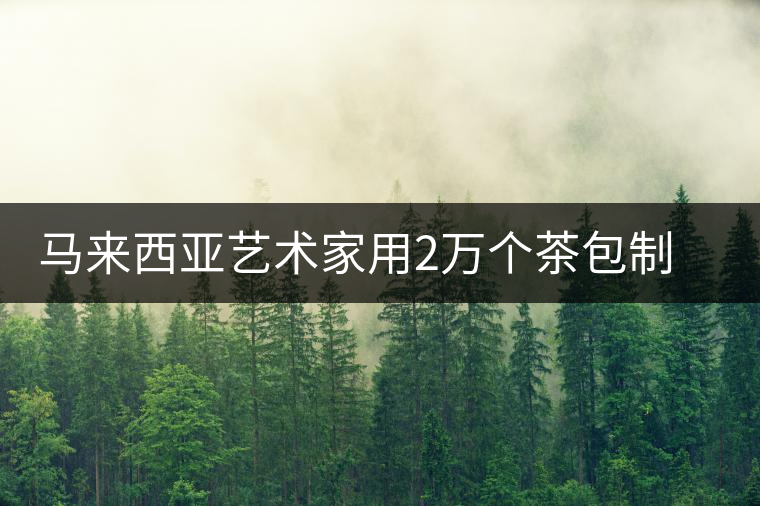 馬來西亞藝術(shù)家用2萬個(gè)茶包制作出“送茶男子”畫像 馬來西亞藝術(shù)家用2萬個(gè)茶包制作出“送茶男子”畫像