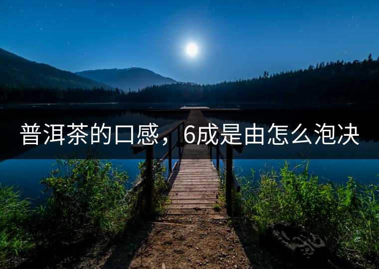 普洱茶的口感，6成是由怎么泡決定的！