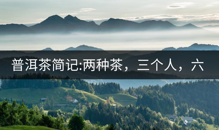 普洱茶簡記:兩種茶，三個人，六座山，七塊餅