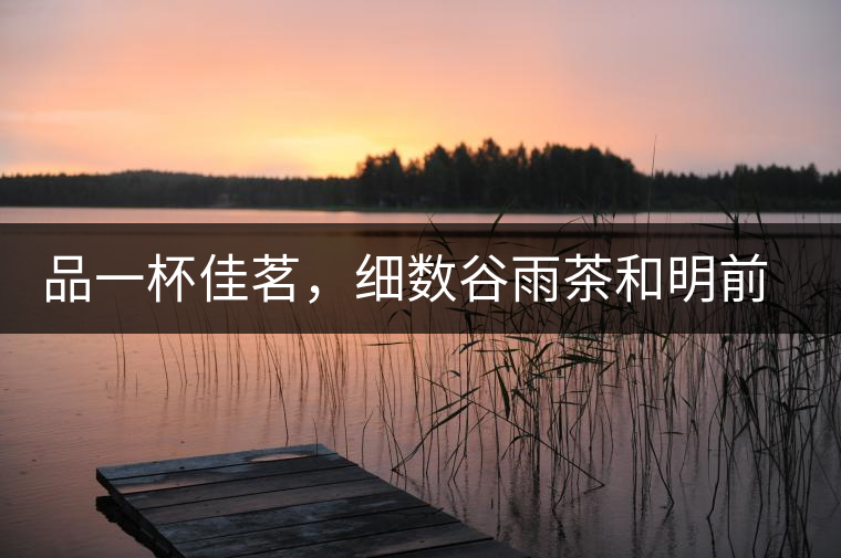 品一杯佳茗，細(xì)數(shù)谷雨茶和明前茶的區(qū)別