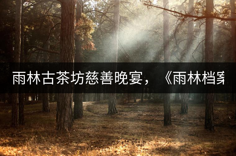 雨林古茶坊慈善晚宴，《雨林檔案·曼松》拍出106萬！