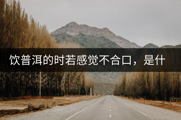 飲普洱的時(shí)若感覺不合口，是什么原呢？