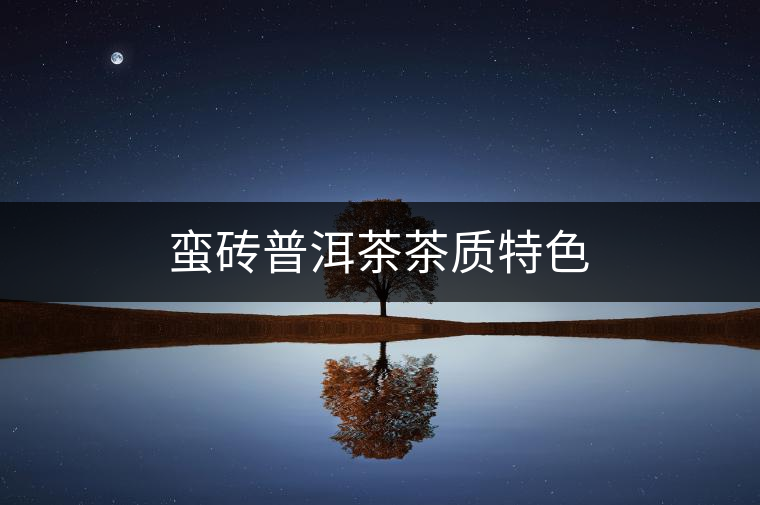 蠻磚普洱茶茶質(zhì)特色 蠻磚普洱茶茶質(zhì)特色