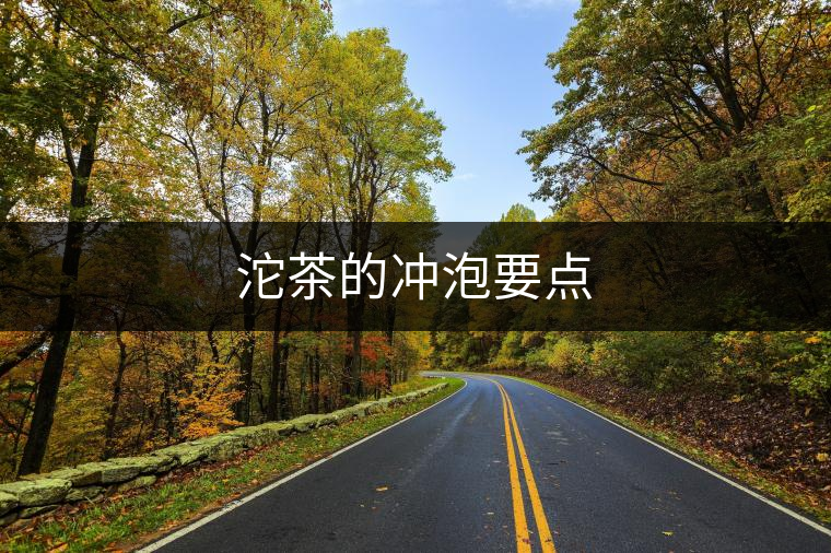 沱茶的沖泡要點(diǎn) 沱茶的沖泡要點(diǎn)