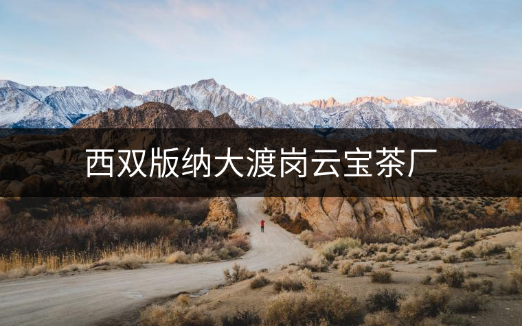 西雙版納大渡崗云寶茶廠