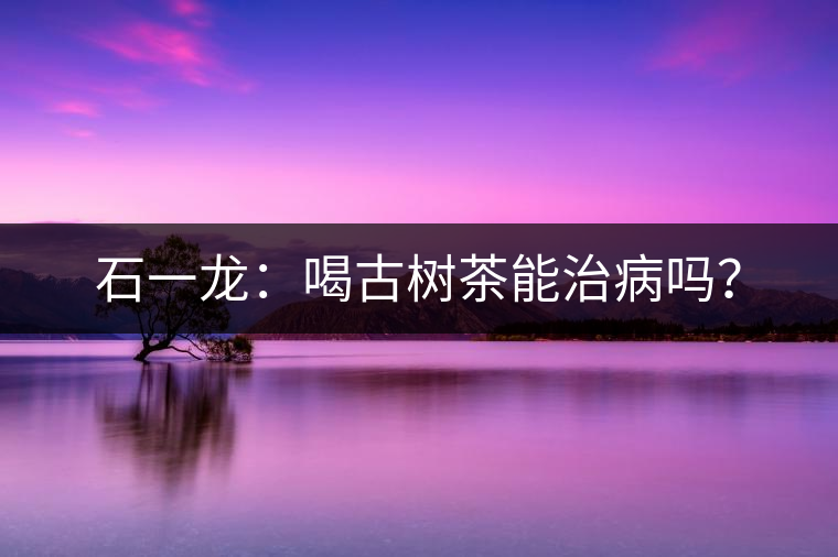 石一龍：喝古樹(shù)茶能治病嗎？