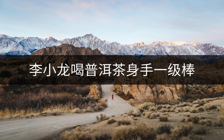 李小龍喝普洱茶身手一級棒 李小龍喝普洱茶身手一級棒