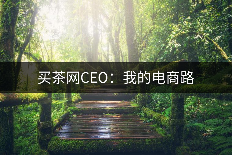 買(mǎi)茶網(wǎng)CEO：我的電商路