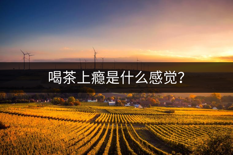 喝茶上癮是什么感覺(jué)？