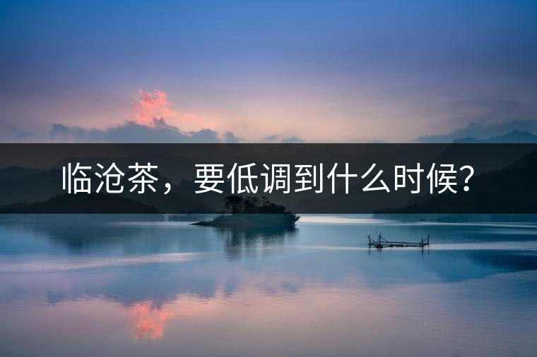 臨滄茶，要低調(diào)到什么時(shí)候？