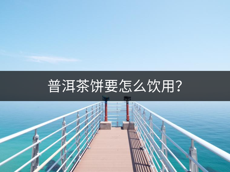 普洱茶餅要怎么飲用？