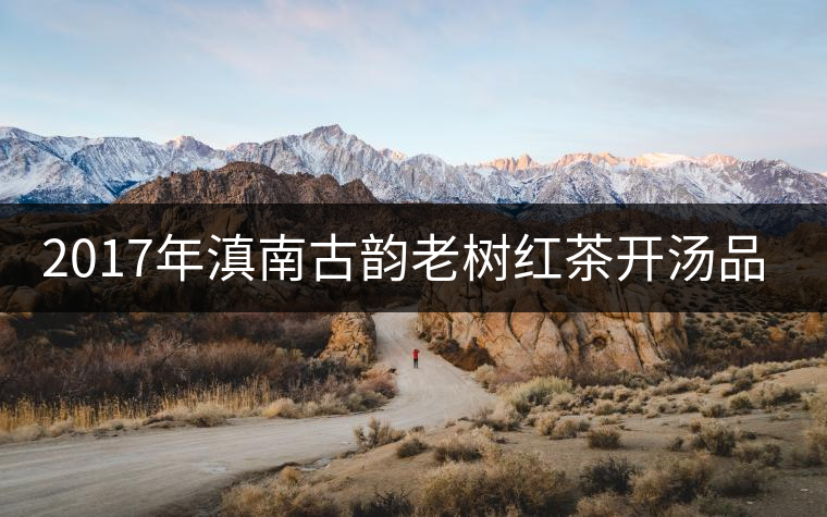 2017年滇南古韻老樹(shù)紅茶開(kāi)湯品鑒 2017年滇南古韻老樹(shù)紅茶開(kāi)湯品鑒
