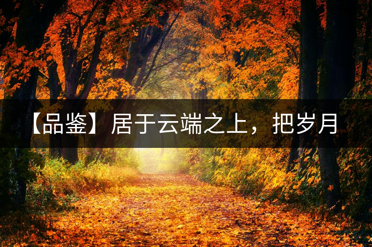 【品鑒】居于云端之上，把歲月“熟”透