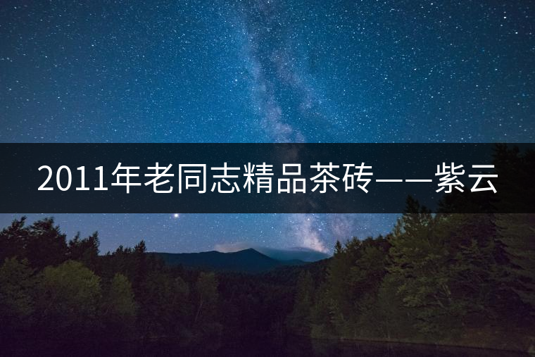 2011年老同志精品茶磚——紫云