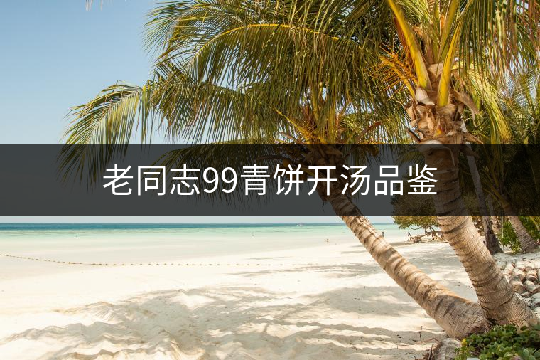 老同志99青餅開湯品鑒 老同志99青餅開湯品鑒