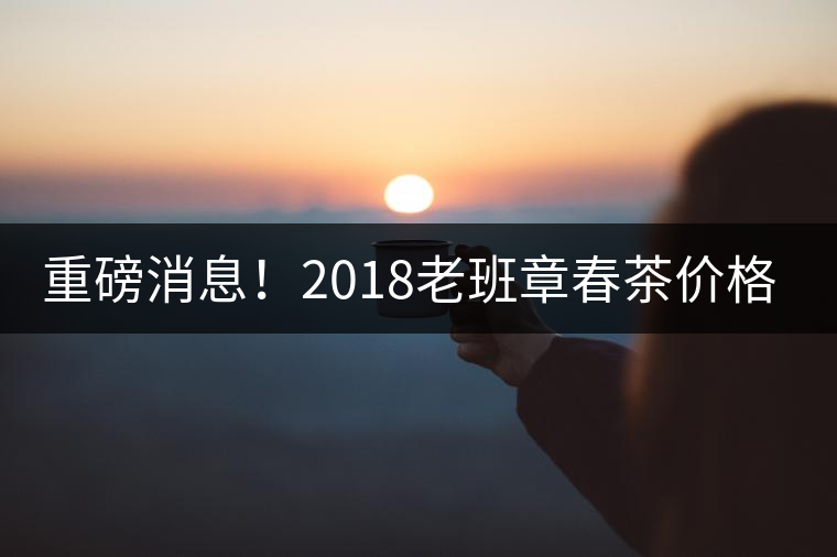 重磅消息！2018老班章春茶價格已定！漲價已成定局！