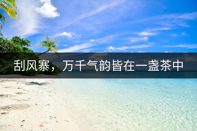 刮風寨，萬千氣韻皆在一盞茶中