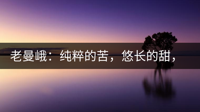 老曼峨：純粹的苦，悠長的甜，茶之本味也