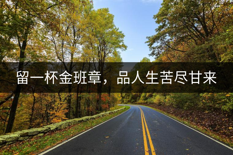 留一杯金班章，品人生苦盡甘來