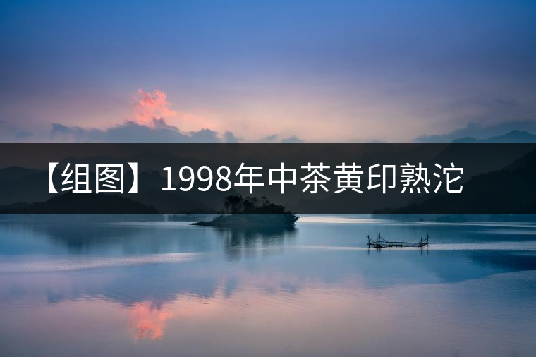 【組圖】1998年中茶黃印熟沱開湯 【組圖】1998年中茶黃印熟沱開湯