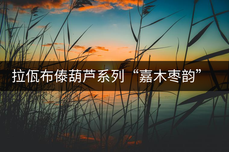 拉佤布傣葫蘆系列“嘉木棗韻”（合）開(kāi)湯